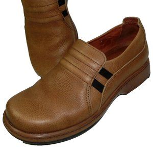 Dansko Loafer Brown Leather Slip On Shoes Comfort Portugal 39 Women's Size 8.5/9